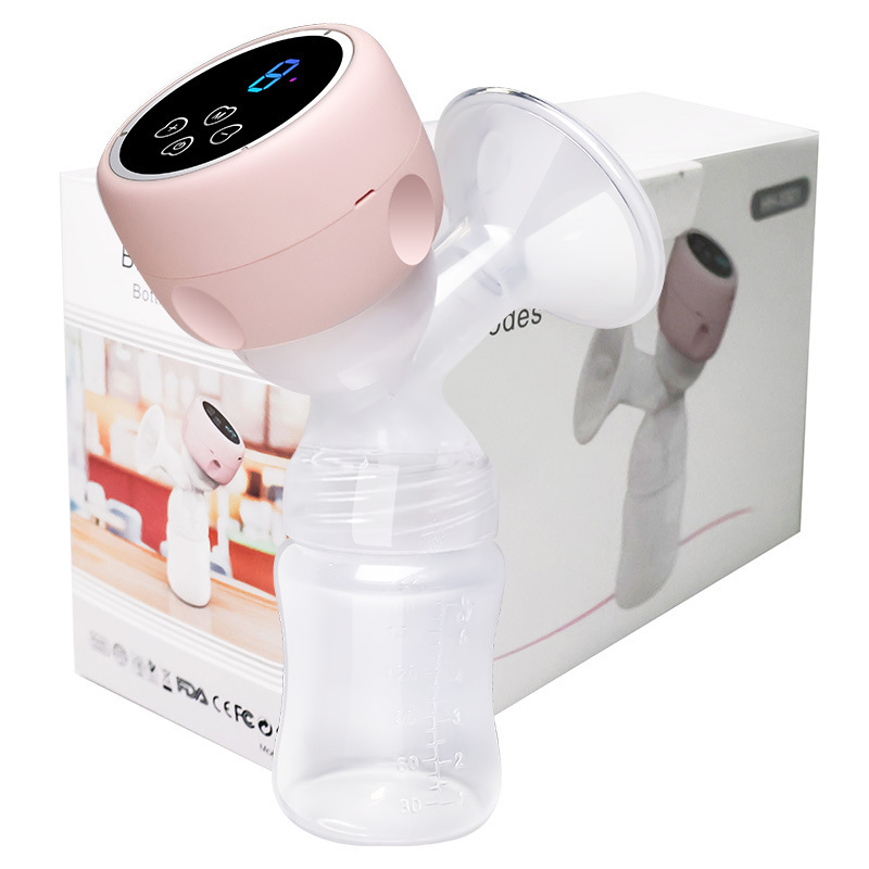 充電式搾乳器 電動自動吸引 ポータブル 静音 全自動一体型 手を使わない 跨境搾乳器|undefined