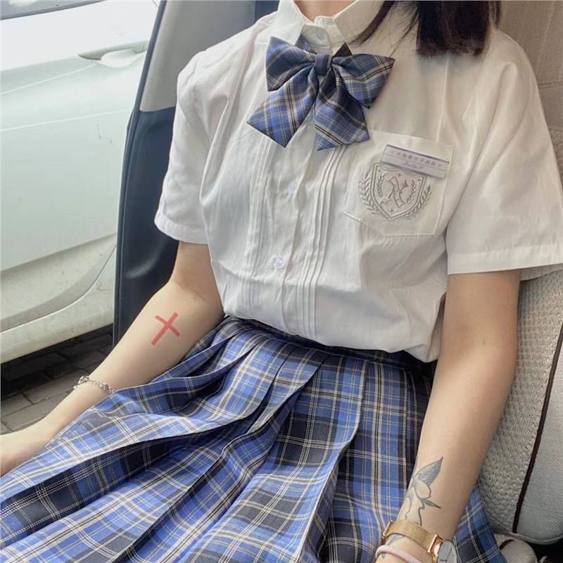 Genuine Japanese student pleated skirt
