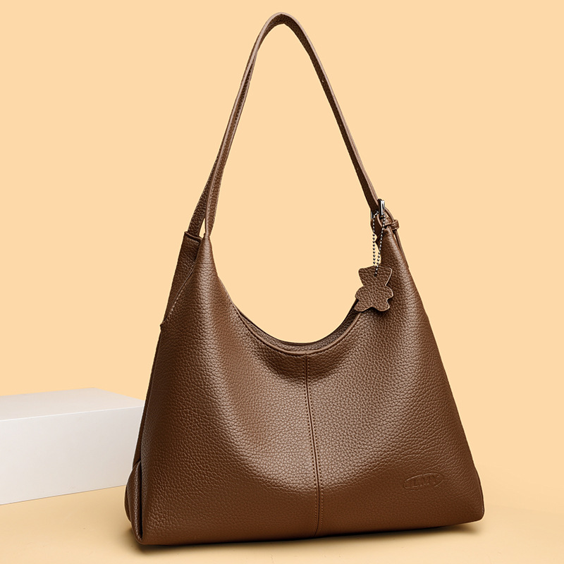 2026 New Women's Bag Large Capacity Shopping Bag High-end Women's Cross-border Niche Single-shoulder Underarm Bag Practical Tote Bag