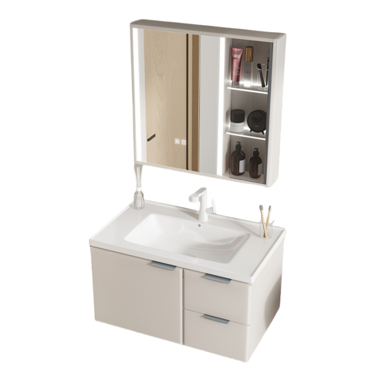 Tipo de pared de acero inoxidable 304 gabinete de lavabo combinado balcón lavabo de mano gabinete de baño gabinete de cajón