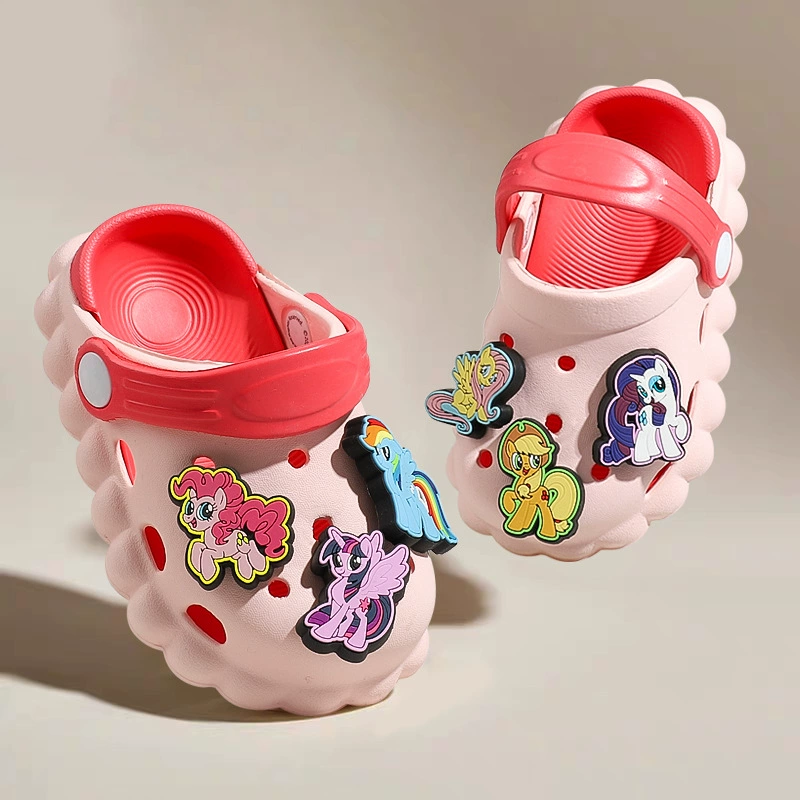 Куточные милые детские сланцы в стиле Crocs с крючком/липучкой?