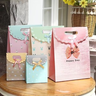 Kong Ao Packaging Simple Velcro Bag Mini Small Bag Candy Paper Bag Birthday Gift Bag