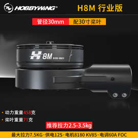 好盈H8M动力套装3098碳纤桨叶最大拉力7.5公斤航模行业无人机马达