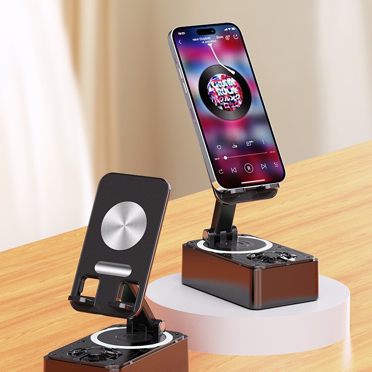 クロスボーダー人気デスクトップライブスタンド多機能三合一充電宝bluetoothオーディオ携帯電話スタンド卸売り|undefined