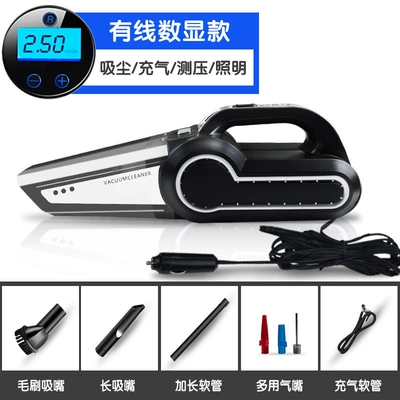 Car Vacuum Cleaner Air Tozsoranlar - 8801-car-vacuum-cleaner-air-pump-four-in-one-wired-digital-display