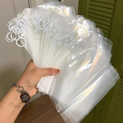 Ins小紅書シンプル透明収納ペン袋整理携帯ファスナー袋大容量実用ファスナー袋メーカー