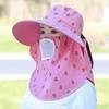 Summer breathable street sun hat, removable sun protection cream, cotton and linen, UF-protection