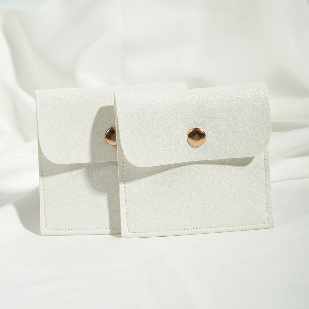 10g Weight Jewelry Packaging Bags Classification 1 Piece Quantity Daily Occasion Pu Leather Material Solid Color Pattern Simple Style Style 1 Piece Pu Leather Simple Style Daily Solid Color Jewelry Packaging Bags 6