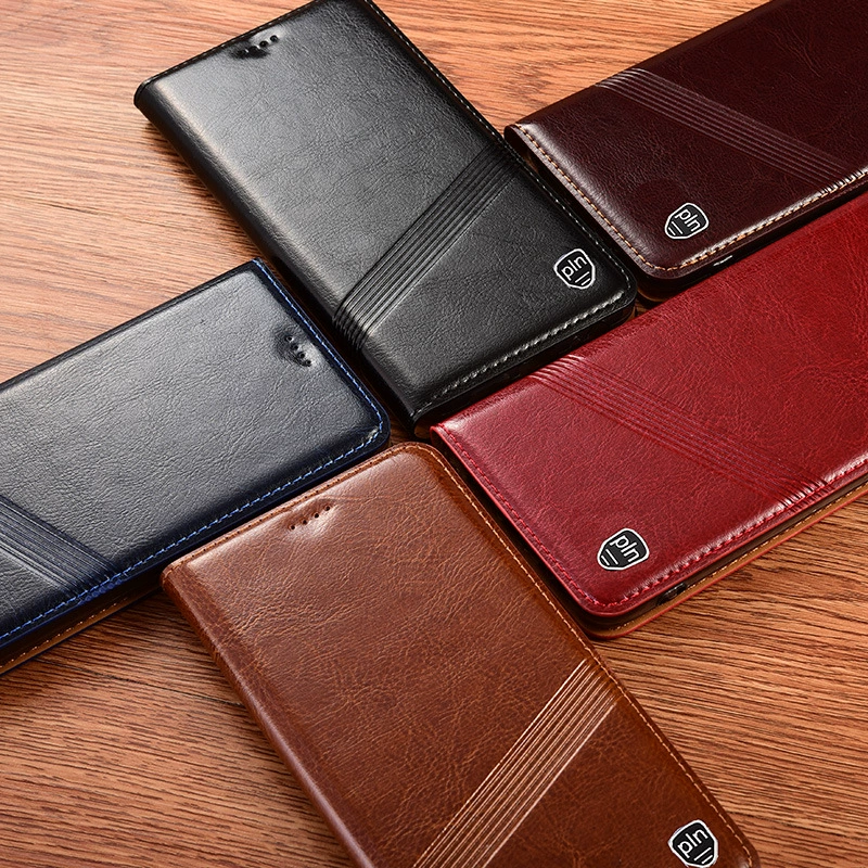 Кожаный складной чехол, совместимый с Xiaomi (Pro), защитный чехол для модели 6 Plus