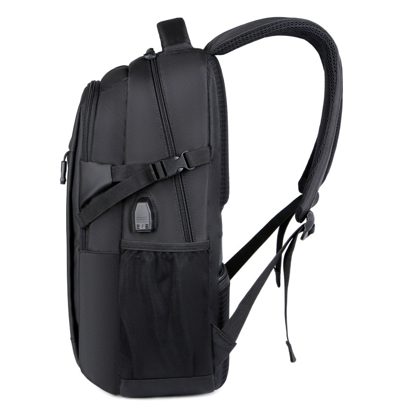 Business Backpack Men's Large Capacity USB Interface Computer Bag Anti-Theft Inner Pocket Printed Logo Business Backpack