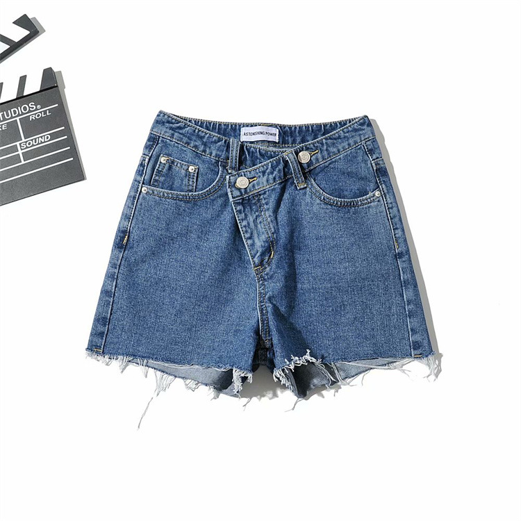 Vintage Tassel Blue Denim Shorts