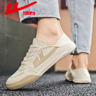 Pull Back Men's Shoes 2025 Summer New Casual Canvas Shoes Men's Lazy Half Slippers One-Leg Sports Sneakers for Women
