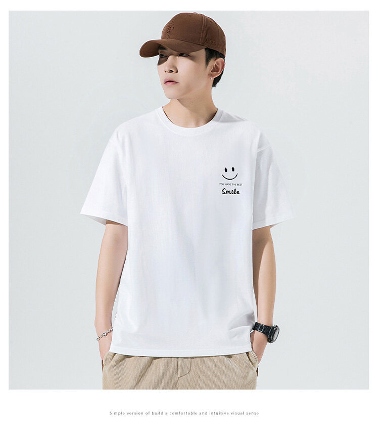 Camiseta de manga corta hombre verano plus big size gorda holgada slim hombre algodón t media manga top ice sense verano pic 9