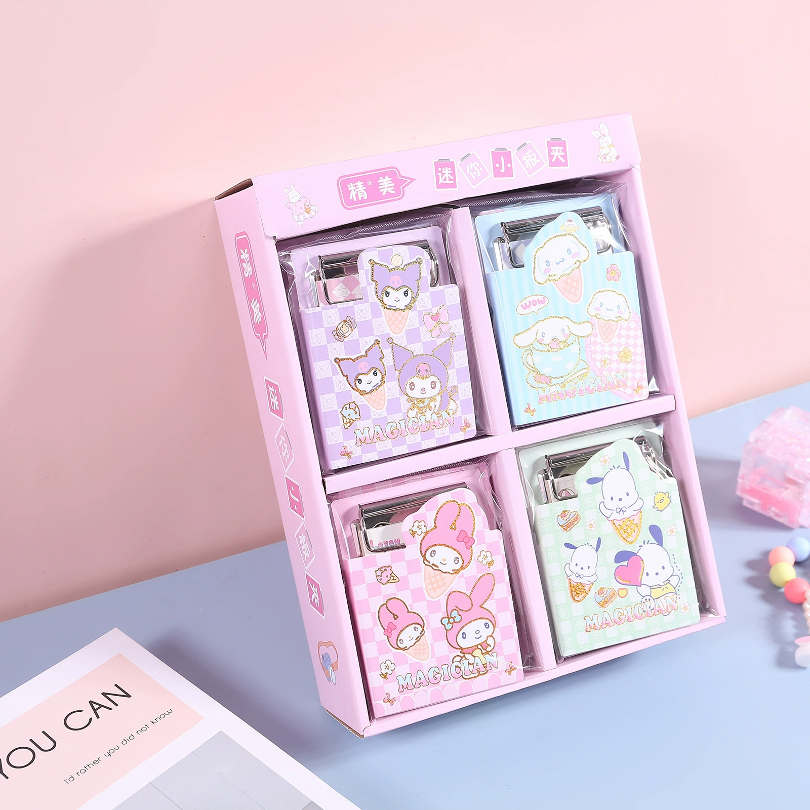 Cartoon high quality small handheld note, folder