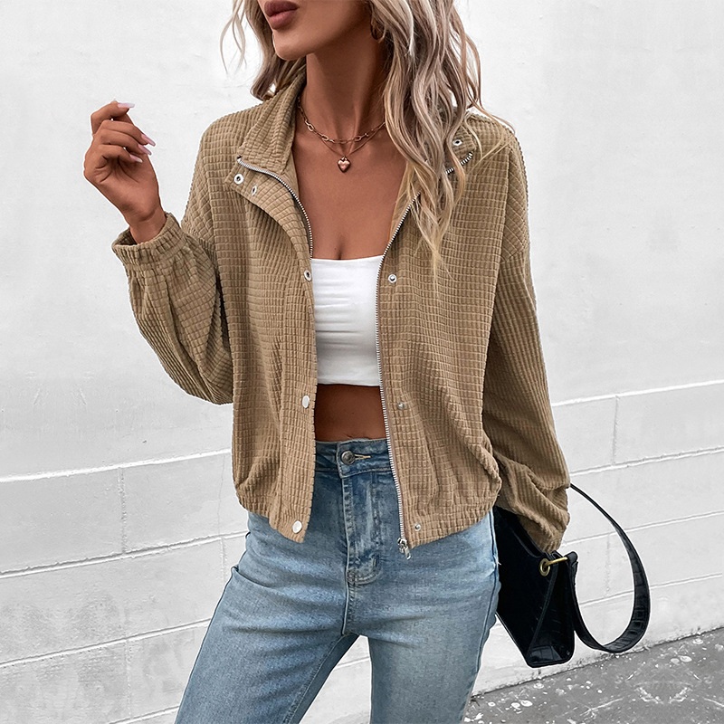 nuove giacche da donna in velluto a coste da donna autunno e inverno_voghion.com