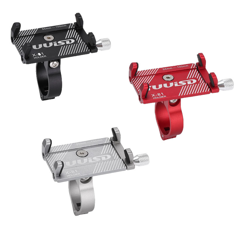 Bicicleta titular del teléfono móvil de aleación de aluminio titular del teléfono móvil bicicleta de montaña motocicleta titular del teléfono móvil titular de la navegación móvil