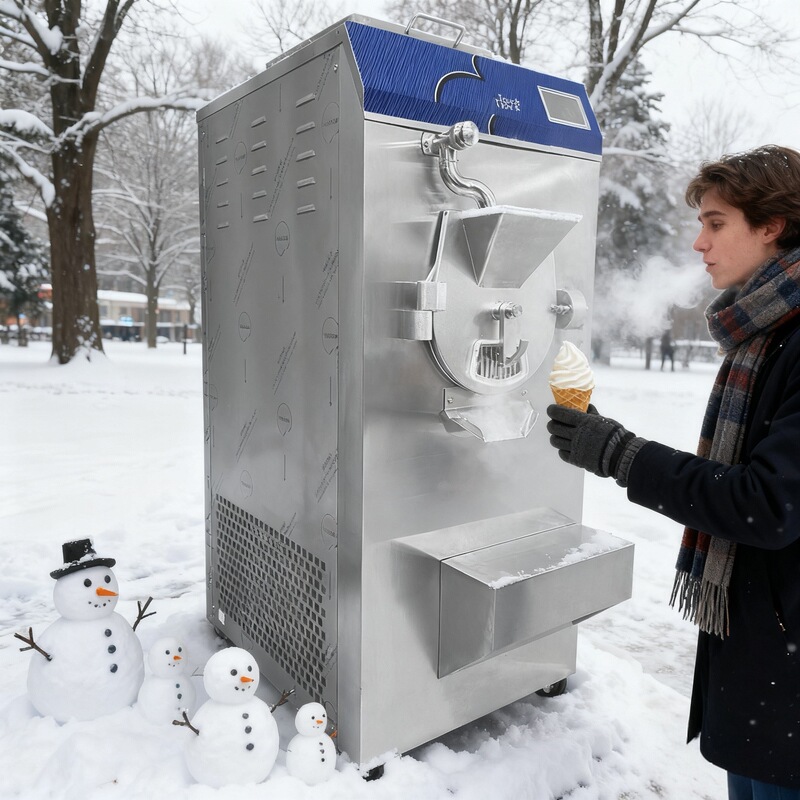 Commercial Pasteurized Ice Cream Machine, Fully Automatic Scooping Gelato Machine Equipment, Export Customization, Source Factory