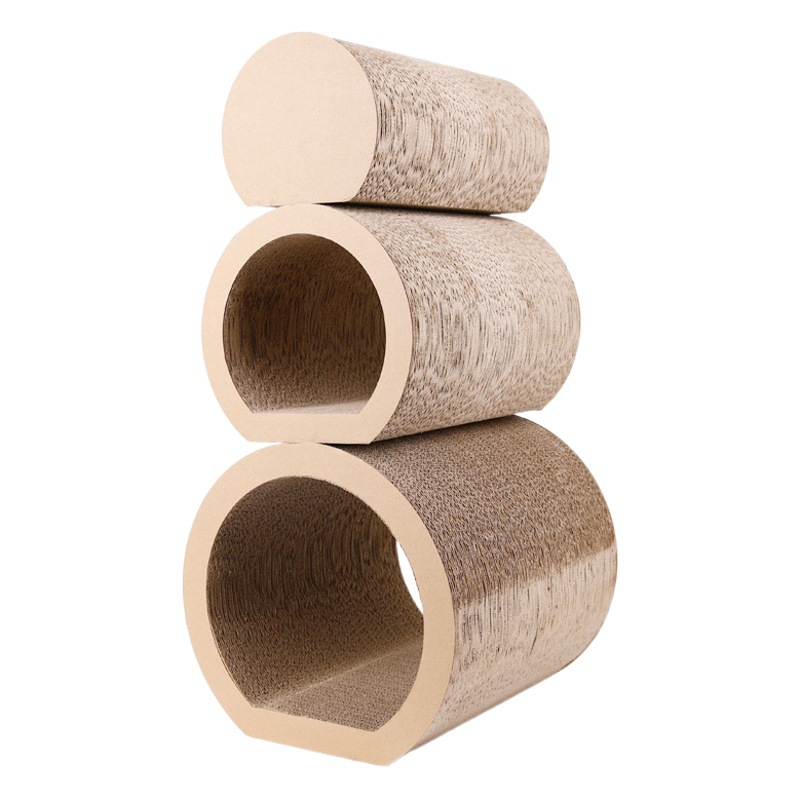 Popular suministros para mascotas gato juguete multifuncional papel corrugado gato rasguño tablero traje sin caspa gato casa gato nido venta al por mayor