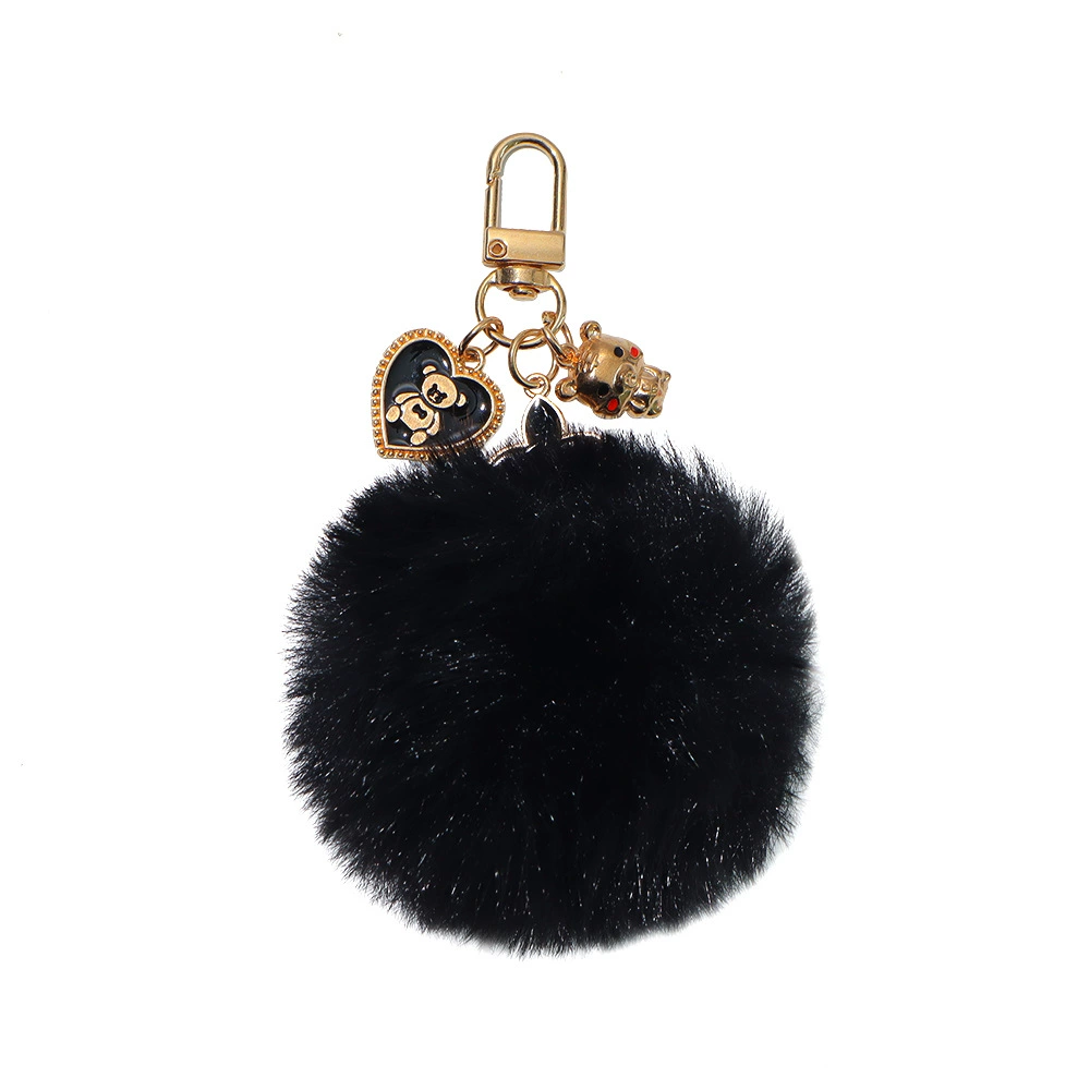 Creative cute keychain, protective case, accessory, mobile phone, with little bears