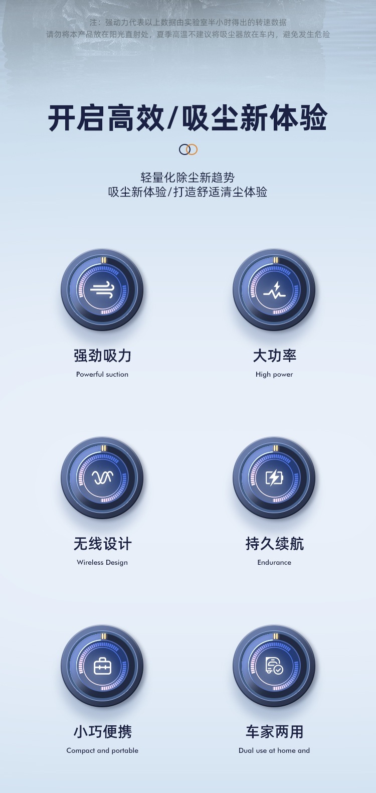 Wireless Vacuum Cleaner for Car and Home Use, Dual-Purpose Blowing and Suction, Large Suction Power, Portable, Super Strong Suction, Wholesale