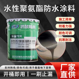 聚氨酯防水涂料楼顶彩钢瓦防腐补漏房顶平房防水材料跨境外墙涂料