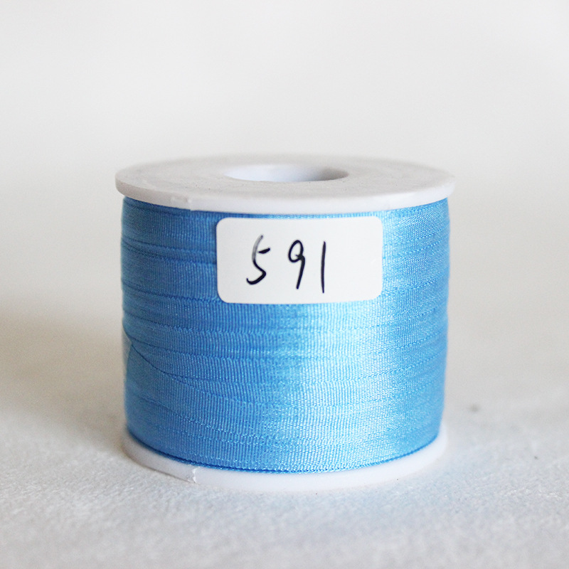 4 mm DIY mano cinta de seda flotante cinta de embalaje rosa cinta de color negro Ling Miao material de cinta para el cabello