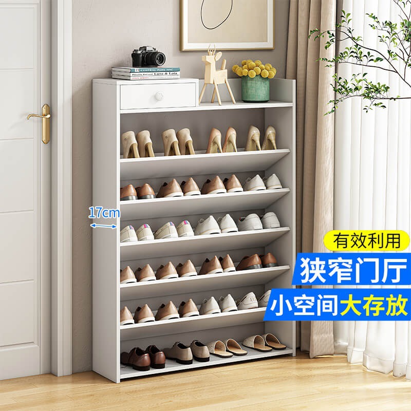 Estante de zapatos estrecho y simple porta armario de zapatos estante de almacenamiento doméstico multicapa de gran capacidad armario de zapatos de almacenamiento económico