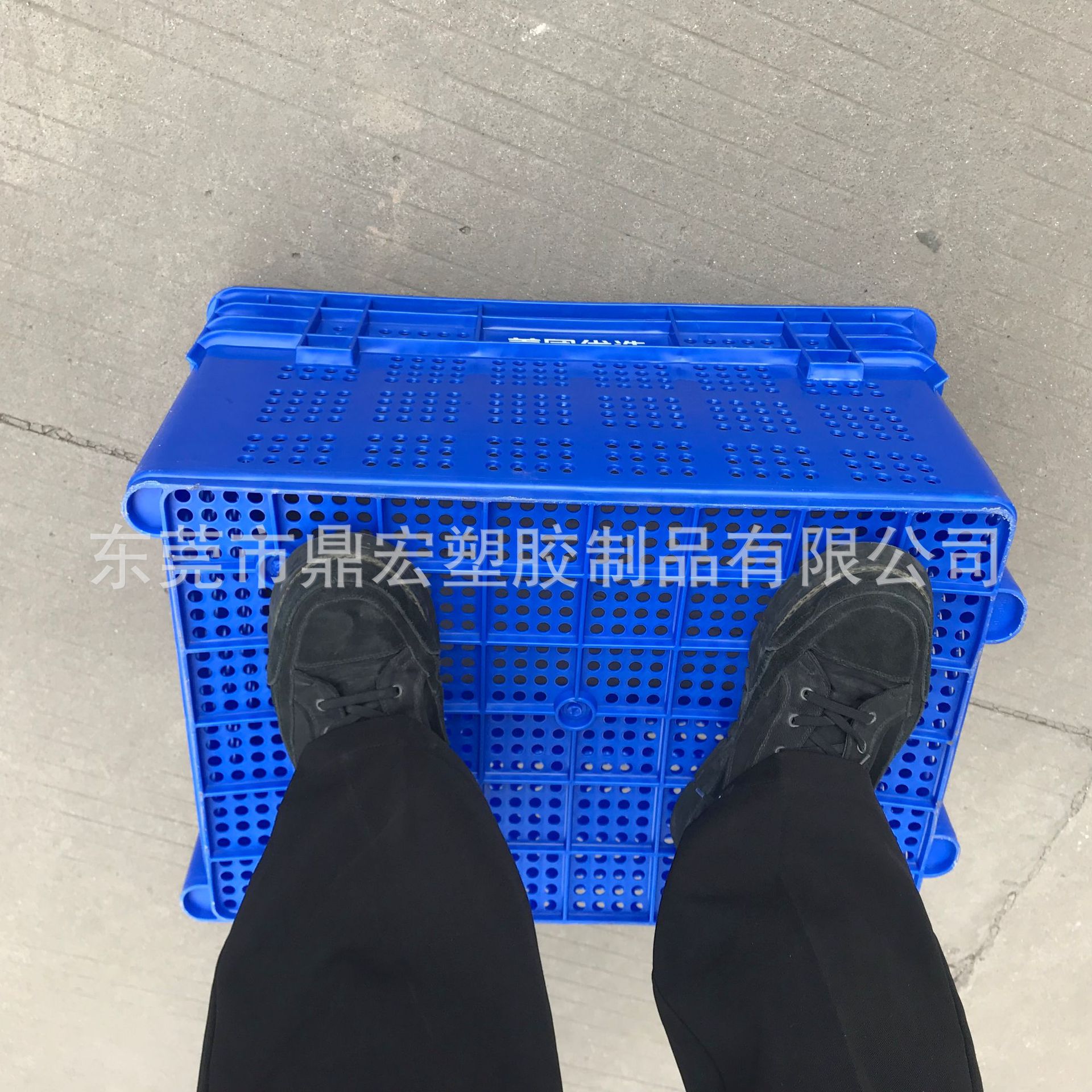 供应汕尾美团优选配送框 生鲜分拣周转筐 反转套叠萝 加厚错位框