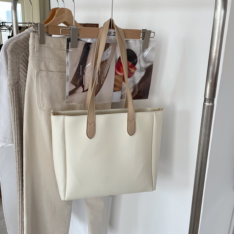 Bolso de Mano Grande de Moda 2025, Estilo Coreano, Simple, Gran Capacidad, Bolso Cruzado para Mujer, Bolso de Hombro Versátil