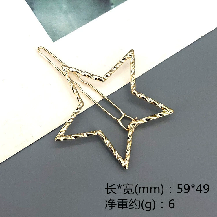 Металлическая зажим для волос, заколка- Crab pin с надписью, аксессуар для волос с бантом, корейский стиль, простой и элегантный дизайн