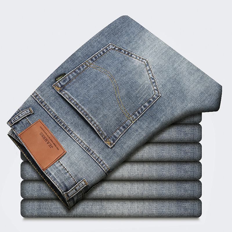 大牌出口外贸剪标男装正品清仓轻奢牛货原尾货牛仔裤男裤一线尾单