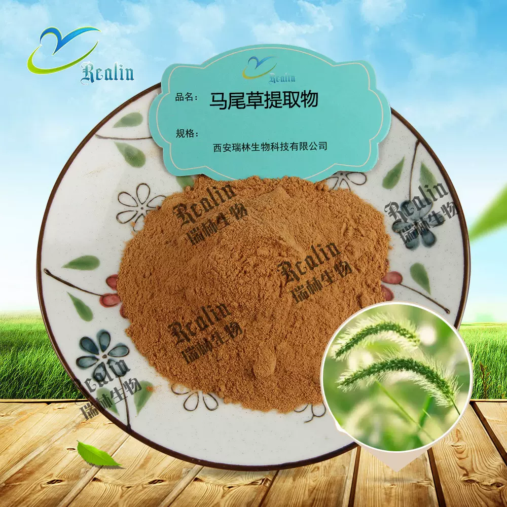 马尾草提取物  马尾草粉  水提工艺 水溶好 资质全 现货包邮