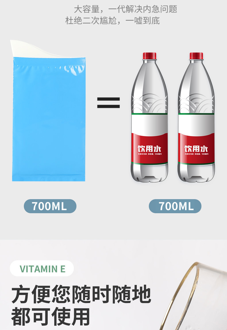 Emergency urine bag disposable car toilet high-speed traffic jam artifact car urine men and women urine car Portable