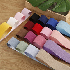 Single-sided corduroy satin ribbon butterfly knot DIY hair accessory tie accessory clothing shoe flower hat decoration ribbon