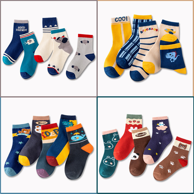 Calcetines de media pantorrilla al por mayor calcetines de algodón medias de primavera y verano para niños calcetines para bebés calcetines para niños