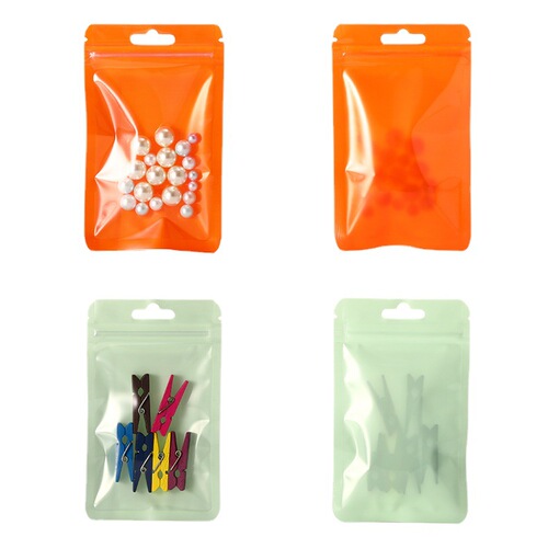 Thickened jewelry ziplock bag, food candy plastic bag, mobile phone case packaging bag, inner printed composite bag, color packaging bag