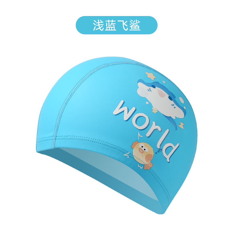 Light blue flying shark hat