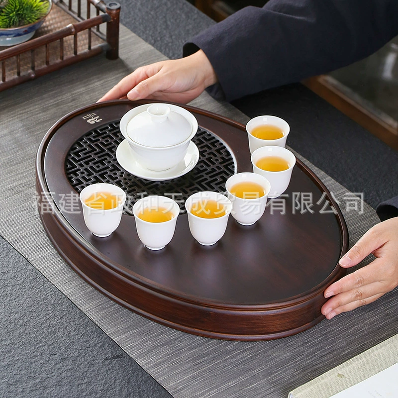 Tea set house small tea tray water storage small mini -small bamboo bamboo simple bamboo simple dry foam table one or two use tea table
