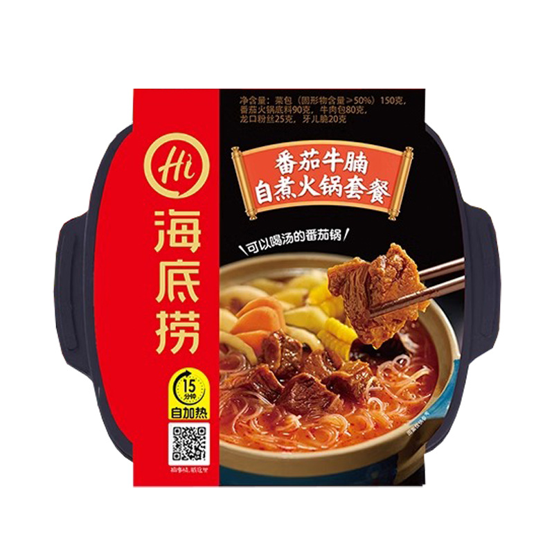 Haidilao 자체 가열 냄비 토마토 쇠고기 양지머리 365g