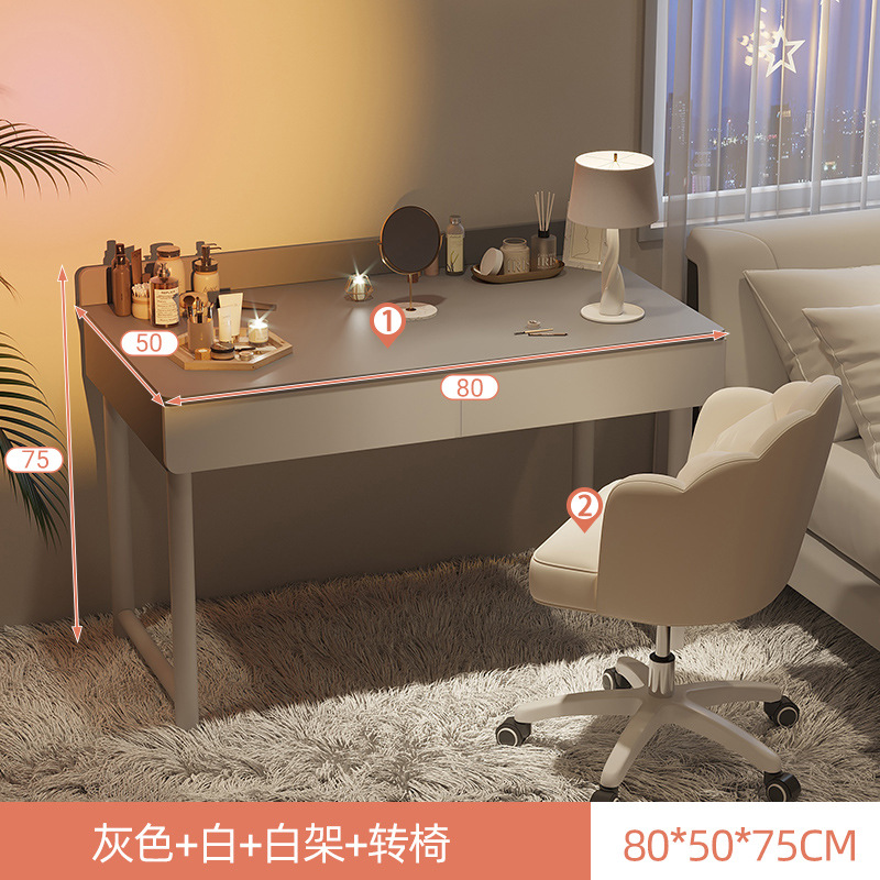Mesa de maquillaje simple dormitorio de niñas hogar blanco comedor de vestir ins viento simple alquiler de escritorio de computadora