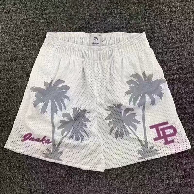 Pantalones cortos americanos para hombres marca de tendencia retro marca de agua pantalones de baloncesto de secado rápido pantalones cortos de entrenamiento para hombres de verano