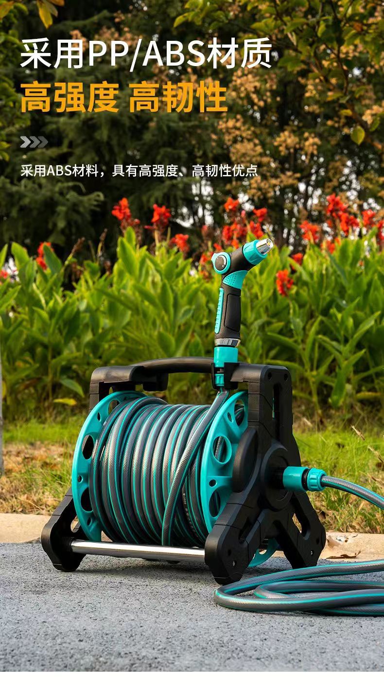 Household High-Pressure Car Wash Water Gun Hose, Garden Hose, Plastic Pipe, Hose for Watering Flowers, Hose for Connecting to the Water Faucet Set