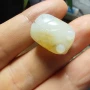 手工雕刻20x14mm串珠和田玉