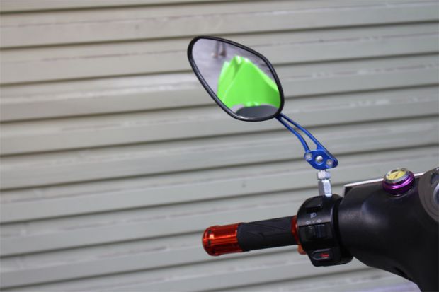 Electric car, battery car, motorcycle modification accessories, personalized color aluminum alloy universal reflector, rear view mirror, rear view mirror