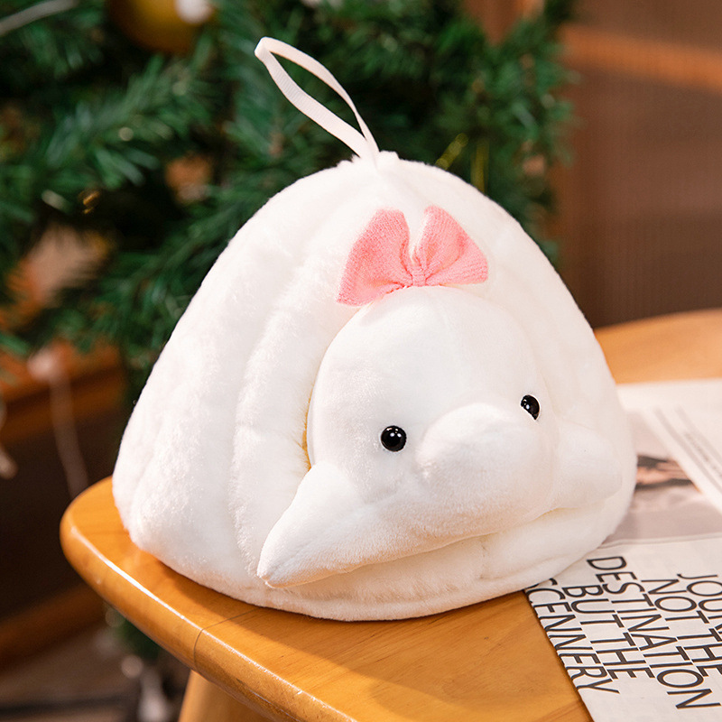Muñecas de nieve transfronterizas lindos pingüinos juguetes de peluche osos polares pequeñas ballenas muñecas atrapadoras lindas muñecas al por mayor image 7