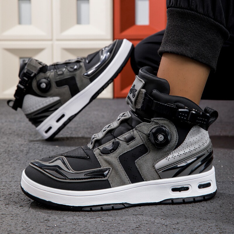 Motorcycle Boots, Motorcycle Riding Shoes, Genuine Leather Men's Motorcycle Boots, Racing Short Boots, Four-Season Motorcycle Travel Equipment