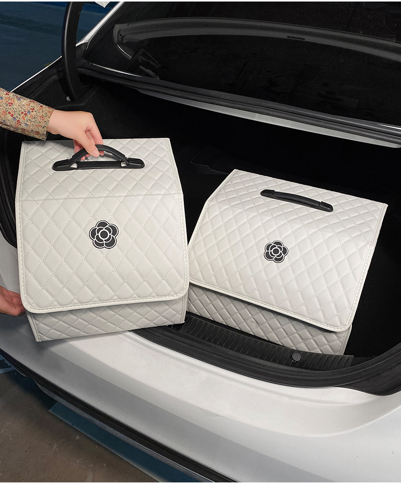 Car trunk storage box multi-functional Internet celebrity small car supplies practical Complete Collection car trunk storage box for women