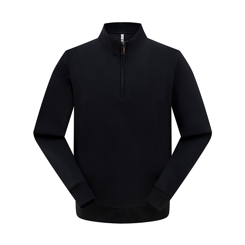 Media cremallera-base Negro