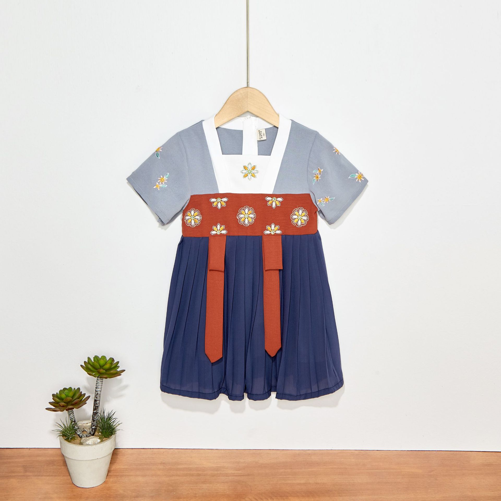 Niñas Hanfu ropa de otoño para niños Hanfu ropa de estilo chino al por mayor para niños vestido antiguo para niños Vestido de manga larga image 8