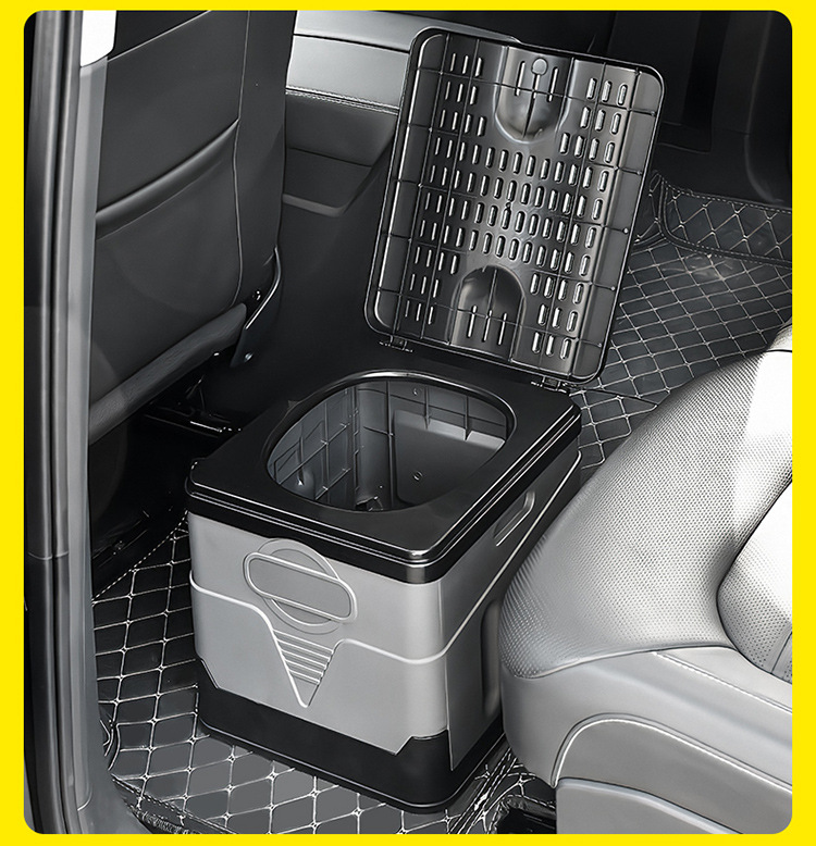 [in Stock Wholesale] Folding Toilet Portable Collapsible Toilet Outdoor Camping Car Toilet Emergency Toilet